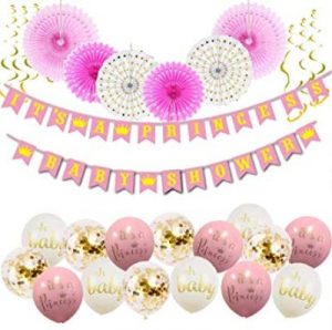 It's A Princess Theme Baby Shower Decorations for Girl 55 Piece Review
