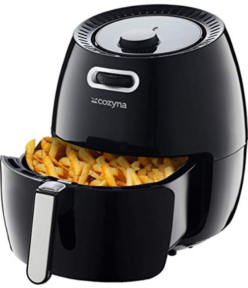Cozyna Air Fryer XL 5.8QT with 50 Recipe Cookbook and Basket Divider Review