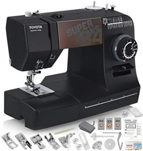 Toyota Super Jeans J34 Sewing Machine with Gliding Foot, Blind Hem Foot Review