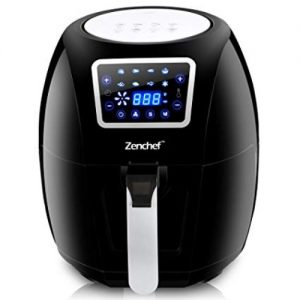 ZenChef PRO XXL Hot Air Fryer Family Size 5.8 Qt. 8-in-1 Digital Air fryer